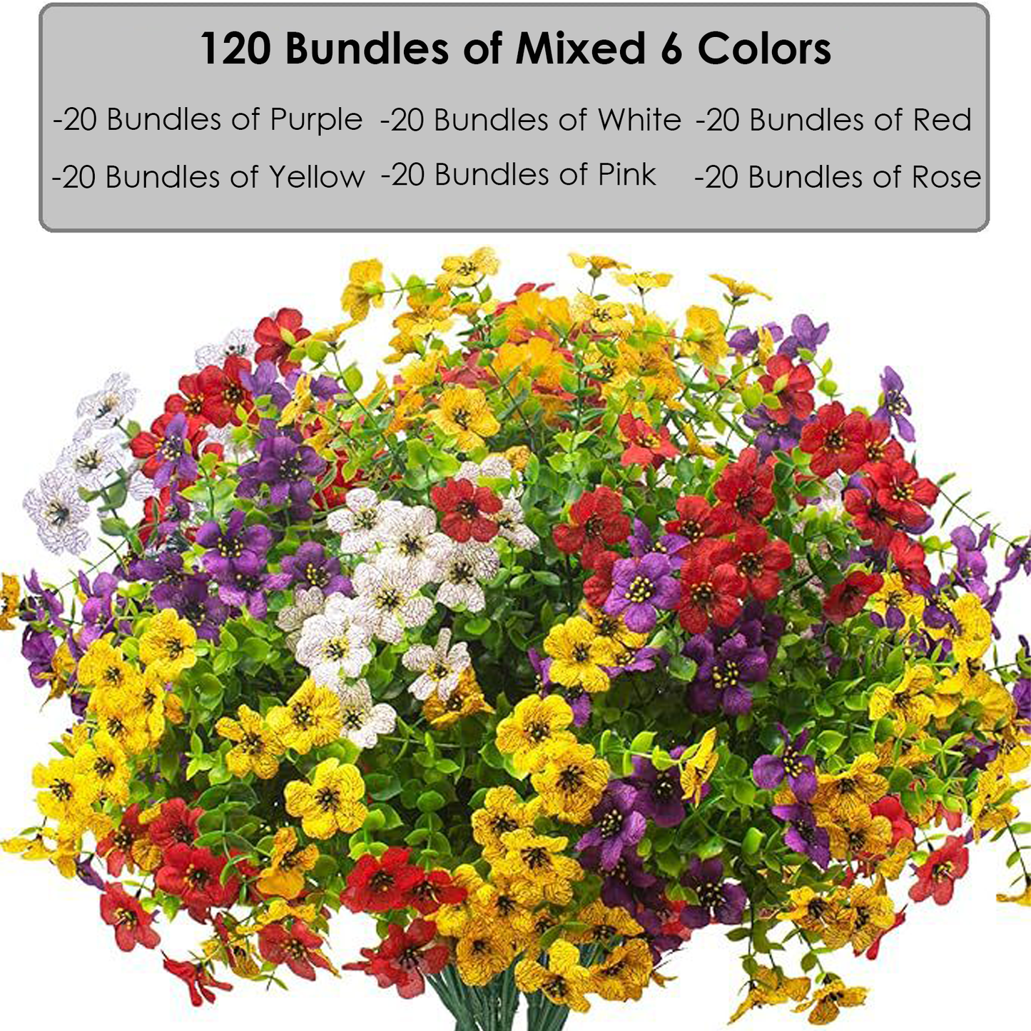 💖Mother's Day Hot Selling 50%OFF🌺UV Resistant Colorful Artificial Flower